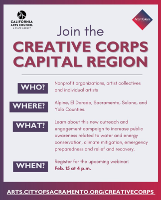 Creative Corps Capital Region Orientation