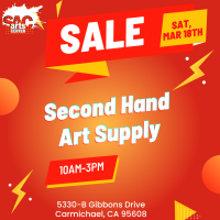 Secondhand Art Supply Sale