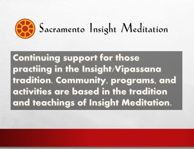 Insight Meditation and Dharma Talks