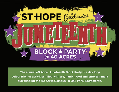 Juneteenth at 40 Acres Block Party