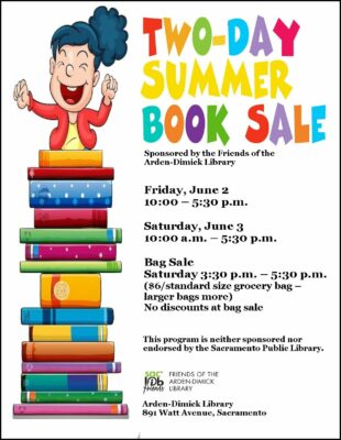 Friends of the Arden Dimick Library Summer Book Sale