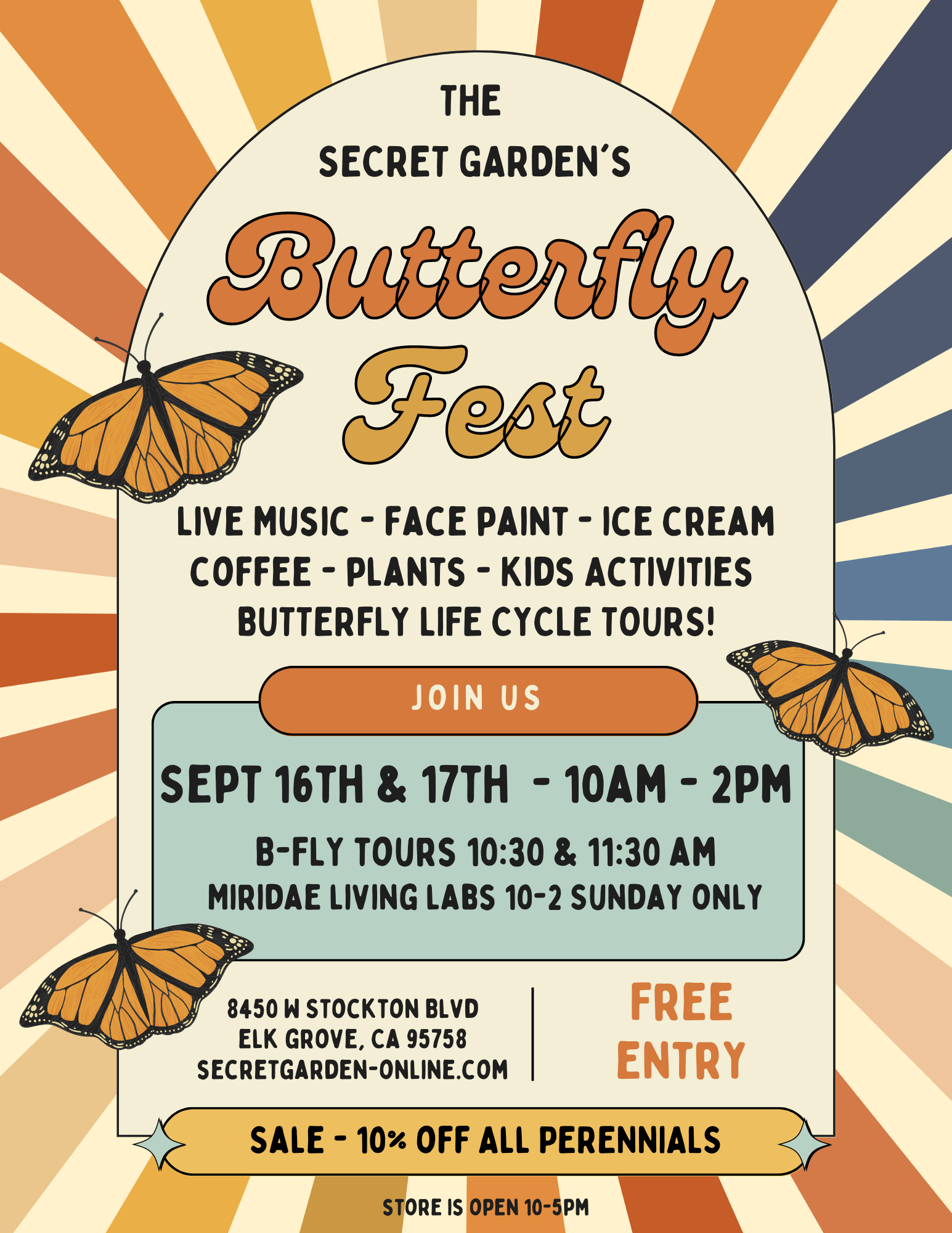 The Secret Garden S Erfly Fest