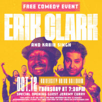 Stand Up Comedy Night feat. Erik Clark, Kabir Singh, and Jeremy Curry