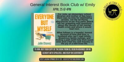 General Interest Book Club with Emily: "Everyone But Myself"
