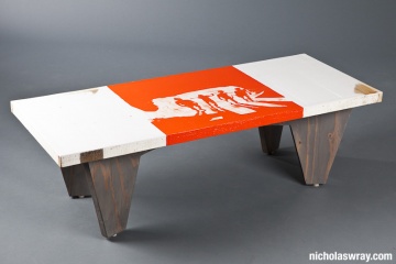 Clockwork Orange Coffee Table by Steve Hamm