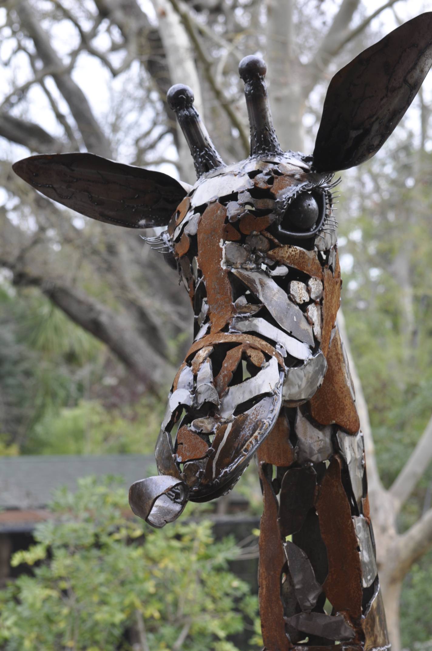 Up to My Neck (giraffe sculpture) by Terrence Martin